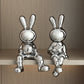 Abstract Sculpture 'Astro Rabbits'