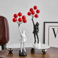 'Flying Balloon Girl' Figurine