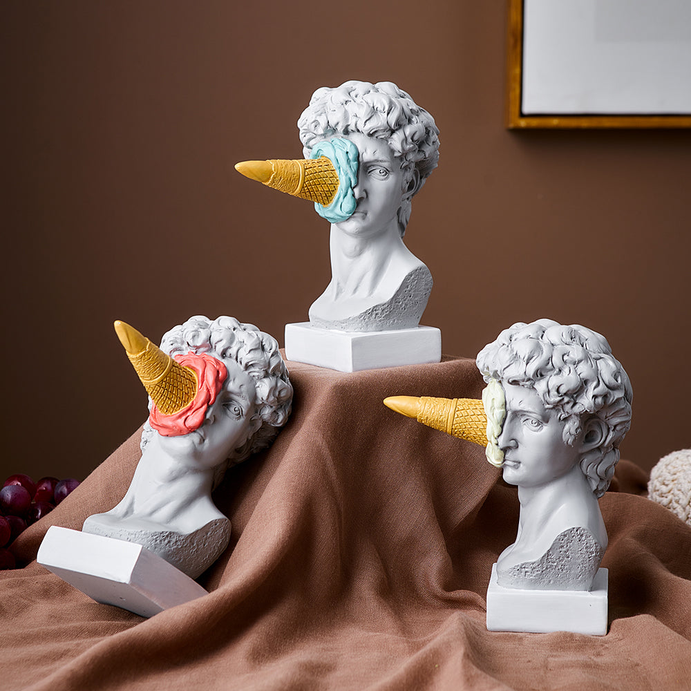 'Ice Cream David' Figurine