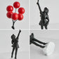 'Flying Balloon Girl' Figurine