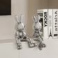 Abstract Sculpture 'Astro Rabbits'