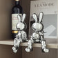 Abstract Sculpture 'Astro Rabbits'