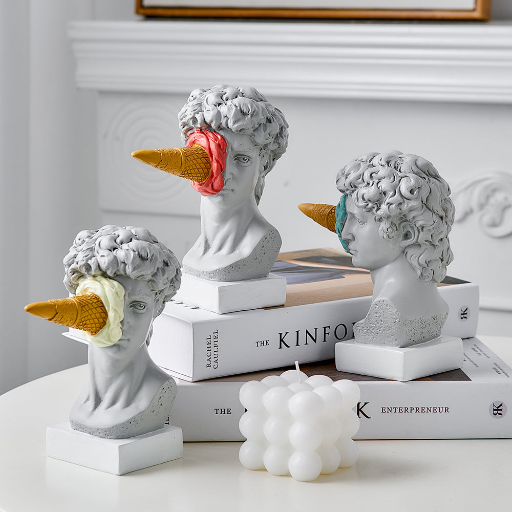 'Ice Cream David' Figurine